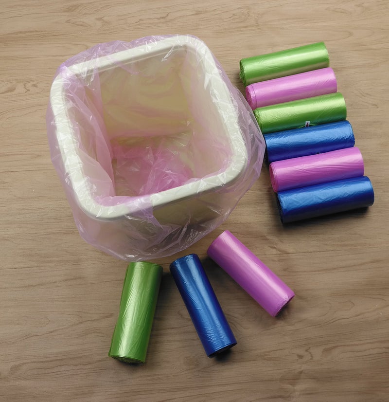 Cand 13 Gallon Kitchen Trash Bags, 9 Rolls / 180 Counts, 3-Color - Image 2
